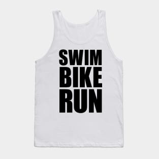 SWIM BIKE RUN TRIATHLON KONA Tank Top